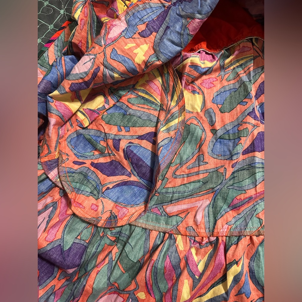 Sugar lips Vibrant Multicolor Floral Dress XL - Picture 8 of 10